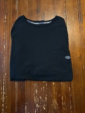 Dickies Black Short Sleeve Performance Pocket Tee
